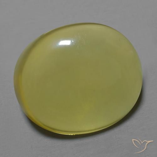 Quartz Jaune moyen naturelle ovale, 26.62 ct, Transparent