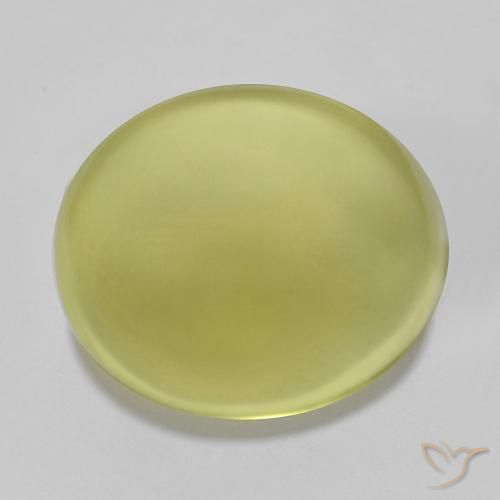 25.27ct Naturel Jaune citron Quartz, ovale, Transparent