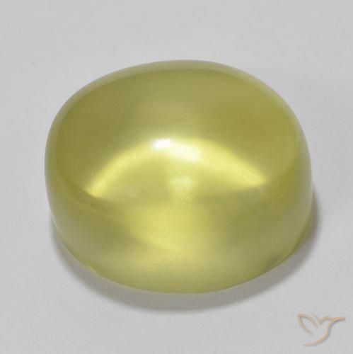 Quartz Jaune citron naturelle ovale, 25.27 ct, Transparent