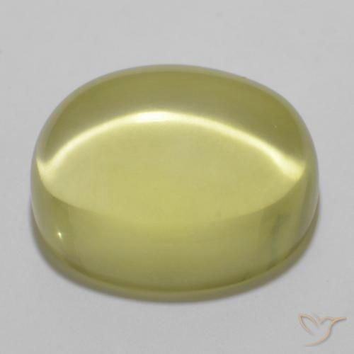 Quartz Jaune citron naturelle ovale, 14.90 ct, Transparent