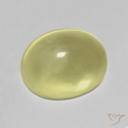 10.98ct Naturel Jaune moyen Quartz, ovale, Transparent
