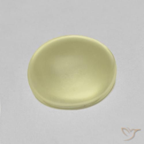 2.95ct Naturel Jaune clair Quartz, ovale, Transparent