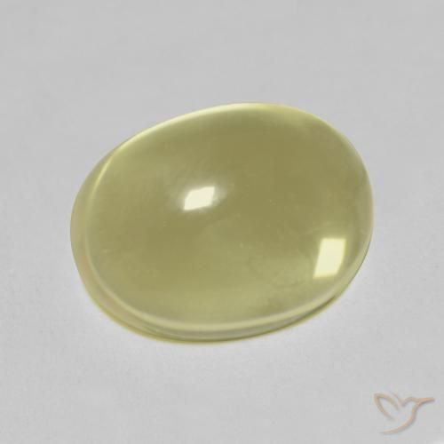 6.23ct Naturel Jaune citron Quartz, ovale, Transparent