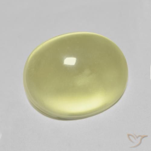 Quartz Jaune moyen naturelle ovale, 11.17 ct, Transparent