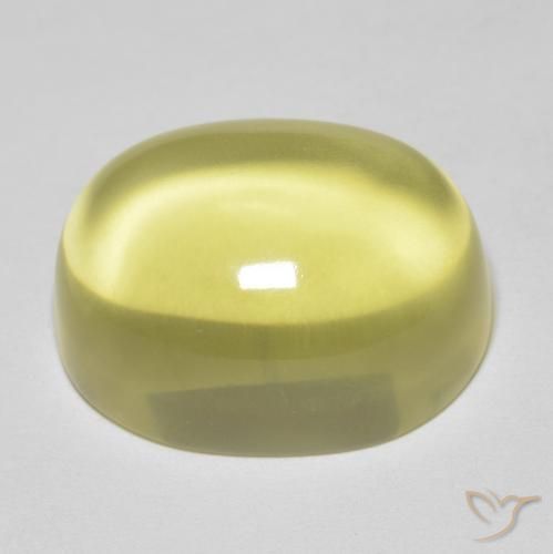 Quartz Jaune citron naturelle ovale, 24.72 ct, Transparent