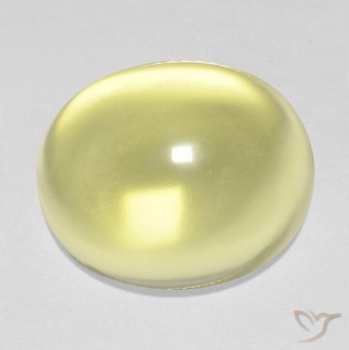 15.77ct Naturel Jaune clair Quartz, ovale, Transparent