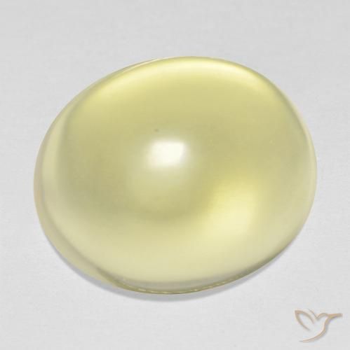 15.86ct Naturel Jaune clair Quartz, ovale, Transparent