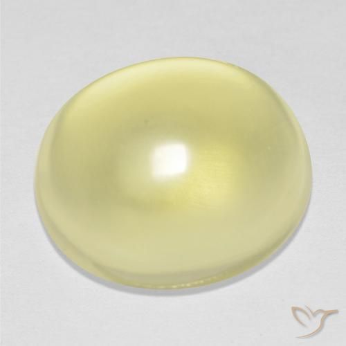 Quartz Jaune clair naturelle ovale, 15.86 ct, Transparent