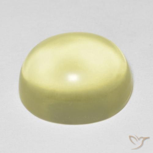 Quartz Jaune clair naturelle ovale, 15.86 ct, Transparent