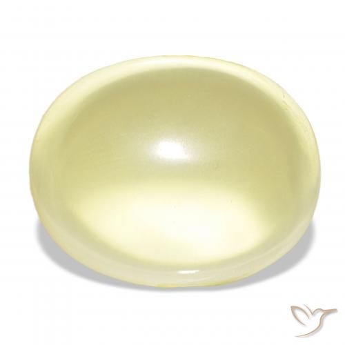 27.94ct Jaune clair Quartz, ovale, Transparent