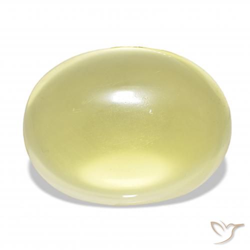 43.43ct Jaune clair Quartz, ovale, Transparent