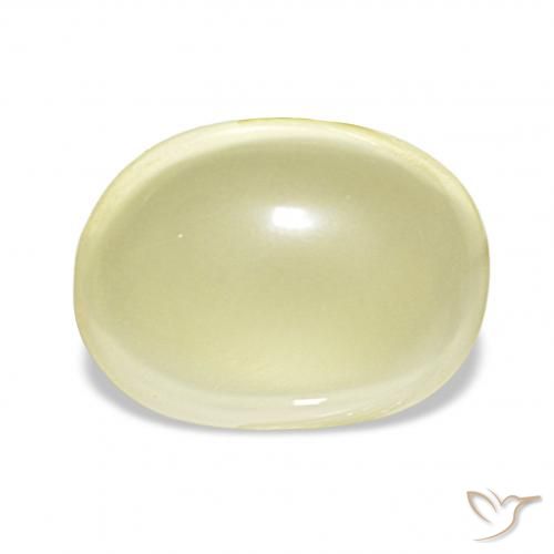 10.06ct Jaune clair Quartz, ovale, Transparent
