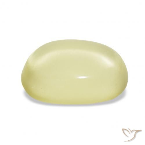 Quartz Jaune clair naturelle ovale, 10.06 ct, Transparent