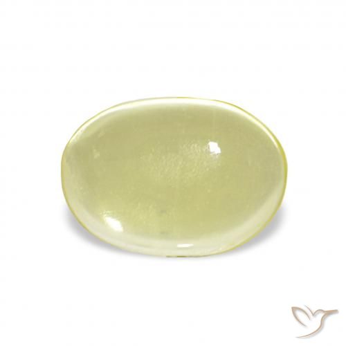 2.86ct Jaune clair Quartz, ovale, Transparent