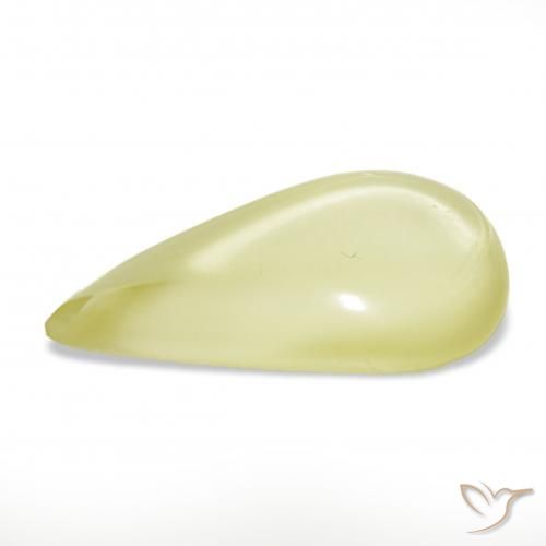Quartz Jaune moyen naturelle En forme de poire, 15.47 ct, Transparent