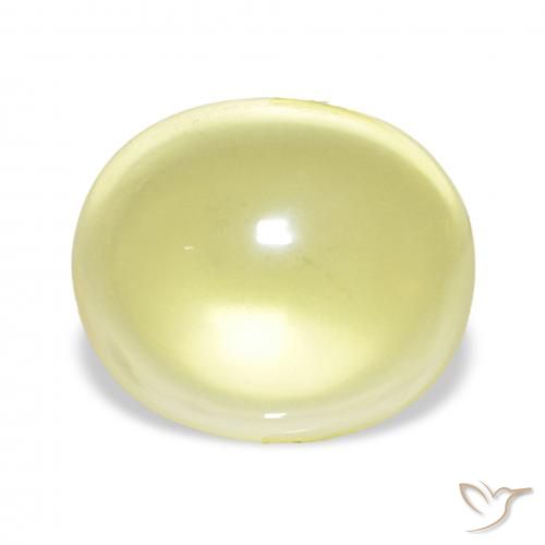 23.31ct Jaune clair Quartz, ovale, Transparent