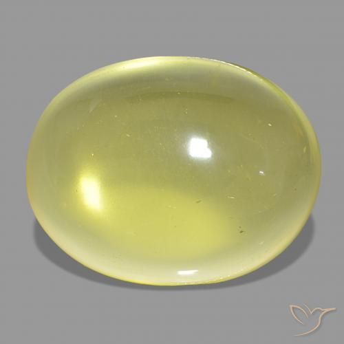 Quartz Jaune clair naturelle ovale, 62.88 ct, Transparent
