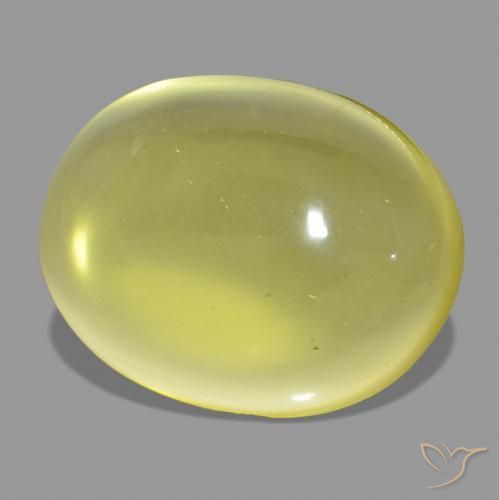 Quartz Jaune clair naturelle ovale, 62.88 ct, Transparent