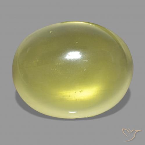57.61ct Jaune moyen Quartz Pierres précieuses, ovale, Transparent