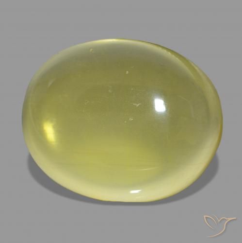 Quartz Jaune moyen naturelle ovale, 57.61 ct, Transparent