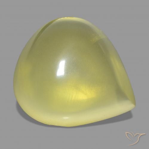 Quartz Jaune ananas naturelle En forme de poire, 51.34 ct, Transparent