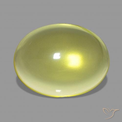 14.58ct Jaune moyen Quartz, ovale, Transparent