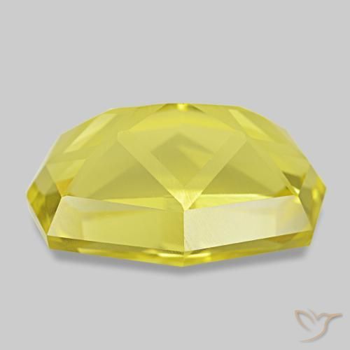Quartz jaune naturelle forme fantaisie, 12,75 ct, VVS
