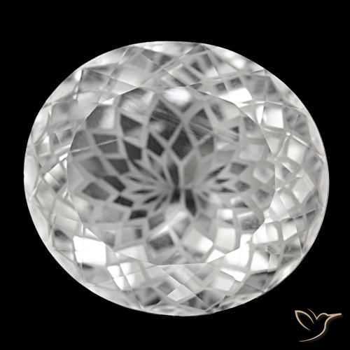 Quartz blanc naturelle coupe ovale, 58,94 ct, VS