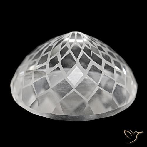 Quartz blanc naturelle coupe ovale, 58,94 ct, VS