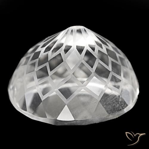 Quartz blanc naturelle coupe ovale, 76,48 ct, VS