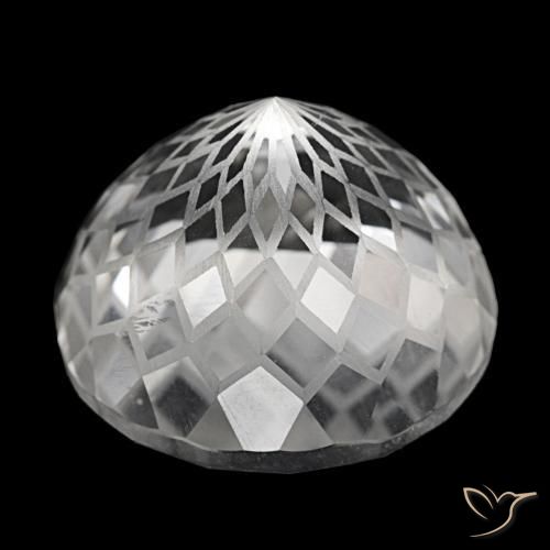 Quartz blanc naturelle coupe roude, 51,15 ct, VVS-VS