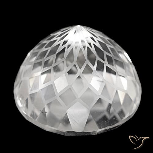 Quartz blanc naturelle coupe roude, 73,76 ct, VS