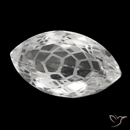 Quartz blanc naturelle marquise, 32,05 ct, VS