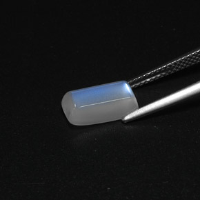 Pierre de lune arc-en-ciel Blanc naturelle Transparent, 2.62 ct, Transparent / Translucide