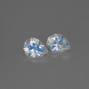 Achetez naturel ct blanc pierre de lune arc-en-ciel gems, transparent, en provenance sri lanka (ceylan) chez gemselect. en stock, livraison internationale!
