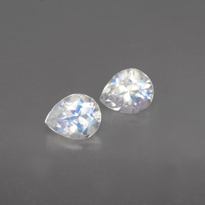 Achetez naturel ct Bleu blanc Pierre de lune arc-en-ciel gems, Transparent, En provenance Sri Lanka (Ceylan) chez GemSelect. En stock, livraison internationale!