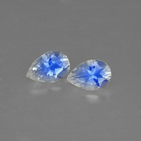Achetez naturel ct blanc pierre de lune arc-en-ciel gems, transparent, en provenance sri lanka (ceylan) chez gemselect. en stock, livraison internationale!