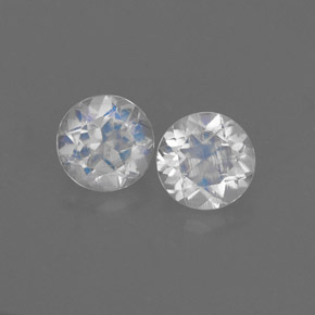 Achetez naturel ct blanc pierre de lune arc-en-ciel gems, coupe roude, en provenance inde chez gemselect. en stock, livraison internationale!