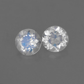Achetez naturel ct blanc pierre de lune arc-en-ciel gems, coupe roude, en provenance inde chez gemselect. en stock, livraison internationale!