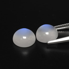 Achetez naturel ct blanc pierre de lune arc-en-ciel gems, transparent, en provenance inde chez gemselect. en stock, livraison internationale!