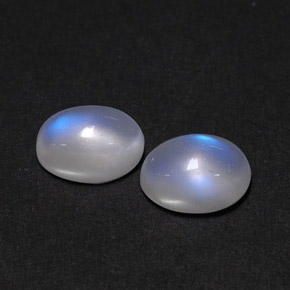 Achetez naturel ct blanc pierre de lune arc-en-ciel gems, transparent, en provenance inde chez gemselect. en stock, livraison internationale!
