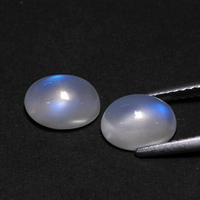 Achetez naturel ct blanc pierre de lune arc-en-ciel gems, transparent, en provenance inde chez gemselect. en stock, livraison internationale!