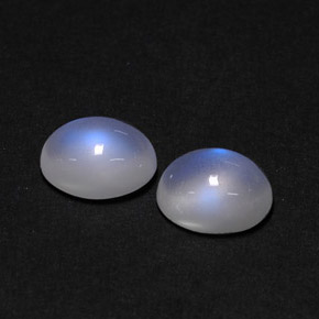 Achetez naturel ct blanc pierre de lune arc-en-ciel gems, transparent, en provenance inde chez gemselect. en stock, livraison internationale!