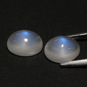 Achetez naturel ct blanc pierre de lune arc-en-ciel gems, transparent, en provenance inde chez gemselect. en stock, livraison internationale!