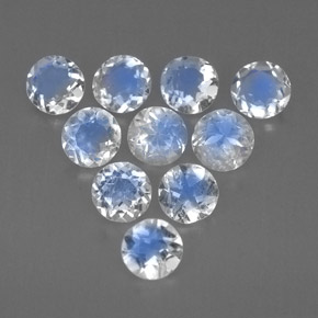 Achetez naturel ct Bleu blanc Pierre de lune arc-en-ciel gems, Transparent, En provenance Sri Lanka (Ceylan) chez GemSelect. En stock, livraison internationale!