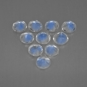 Achetez naturel ct Bleu blanc Pierre de lune arc-en-ciel gems, Transparent, En provenance Sri Lanka (Ceylan) chez GemSelect. En stock, livraison internationale!