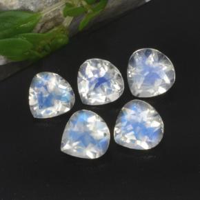 Achetez naturel 1,89ct blanc pierre de lune arc-en-ciel gems, en forme de poire, en provenance sri lanka chez gemselect. en stock, livraison internationale!