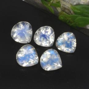 Achetez naturel 1,89ct blanc pierre de lune arc-en-ciel gems, en forme de poire, en provenance sri lanka chez gemselect. en stock, livraison internationale!