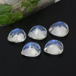 Achetez naturel 1,89ct blanc pierre de lune arc-en-ciel gems, en forme de poire, en provenance sri lanka chez gemselect. en stock, livraison internationale!