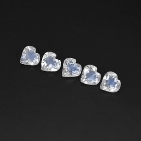 Achetez naturel ct blanc pierre de lune arc-en-ciel gems, forme de coeur, en provenance sri lanka chez gemselect. en stock, livraison internationale!